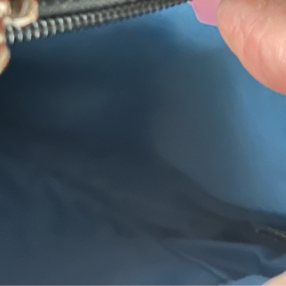 Coach Glossy Black Embossed Wristlet - Picture 8 of 9